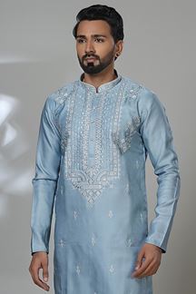 Picture of   Appealing Designer Men’s Kurta Pyjama for Festivals, Sangeet, and Parties