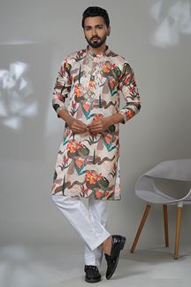 Picture of  Appealing Designer Men’s Kurta Pyjama for Festivals, Sangeet, and Parties