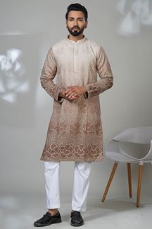 Picture of  Impressive Designer Men’s Kurta Pyjama for Festivals, Sangeet, and Parties