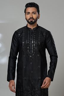 Picture of  Charming Designer Men’s Kurta Pyjama for Sangeet and Parties