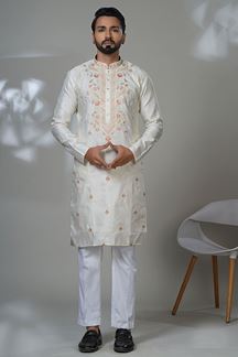 Picture of  Spectacular Designer Men’s Kurta Pyjama for Festivals, Sangeet, and Parties