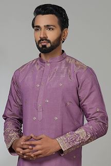 Picture of  Classy Designer Men’s Kurta Pyjama for Festivals, Sangeet, and Parties