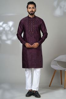 Picture of  Marvelous Designer Men’s Kurta Pyjama for Festivals, Sangeet, and Parties