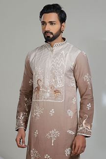 Picture of  Elegant Designer Men’s Kurta Pyjama for Festivals, Sangeet, and Parties