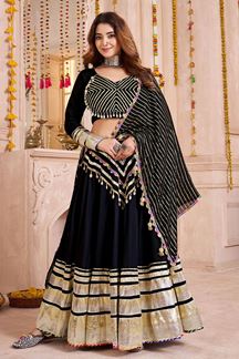 Picture of  Glorious Viscose Cotton Designer Navratri Lehenga Choli for Garba Dance and Festival Celebrations