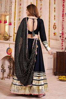 Picture of  Glorious Viscose Cotton Designer Navratri Lehenga Choli for Garba Dance and Festival Celebrations