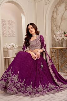 Picture of  Mesmerizing Georgette Designer Wedding Lehenga Choli for Wedding and Reception