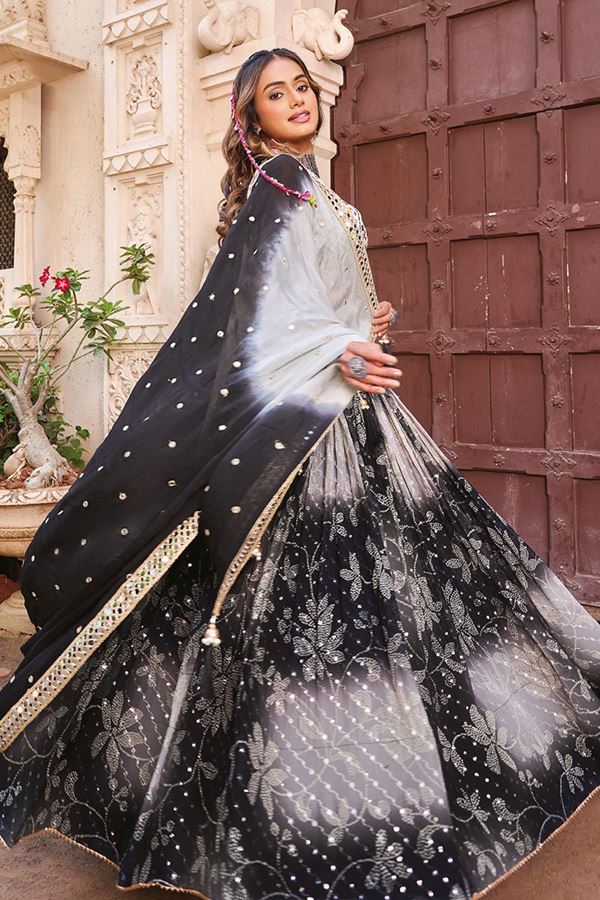 Picture of  Mesmerizing Viscose Cotton Designer Navratri Lehenga Choli for Garba Dance and Festival Celebrations