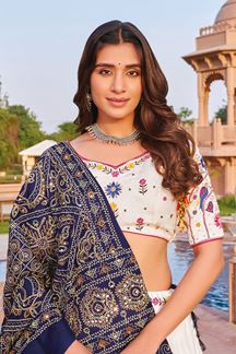 Picture of  Irresistible Viscose Cotton Designer Navratri Lehenga Choli for Garba Dance and Festival Celebrations