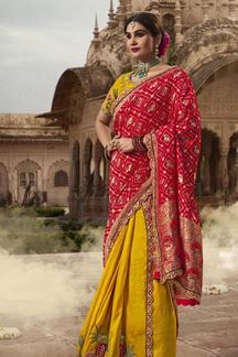 Picture of  Aesthetic Silk Designer Saree for Wedding and Reception