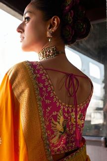 Picture of  Impressive Soft Dola Viscose Silk Designer Saree for Wedding and Reception