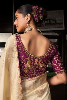 Picture of  Glamorous Soft Dola Viscose Silk Designer Saree for Engagement and Reception