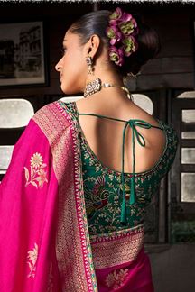 Picture of  Exquisite Soft Dola Viscose Silk Designer Saree for Wedding and Reception