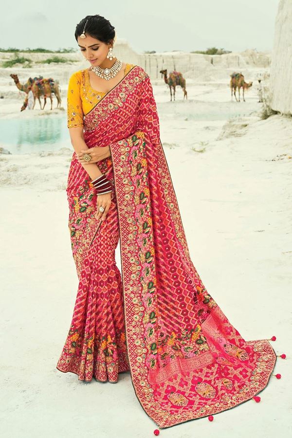 Picture of  Enticing Pure Georgette Designer Saree for Reception, Sangeet, and Parties