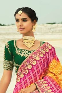 Picture of  Irresistible Pure Georgette Designer Saree for Reception, Sangeet, and Parties