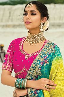 Picture of  Exuberant Pure Georgette Designer Saree for Reception, Sangeet, and Parties