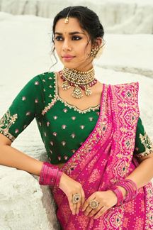 Picture of  Appealing Pure Georgette Designer Saree for Reception, Sangeet, and Parties