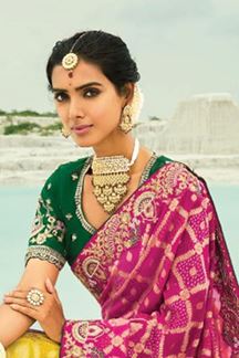 Picture of  Flawless Pure Georgette Designer Saree for Reception, Sangeet, and Parties