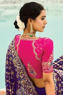 Picture of  Divine Pure Georgette Designer Saree for Reception, Sangeet, and Parties