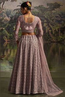 Picture of  Exuberant Soft Net Designer Wedding Lehenga Choli for Engagement and Reception