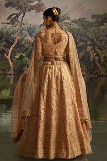 Picture of  Artistic Gota Silk Designer Wedding Lehenga Choli for Engagement, Wedding, and Reception