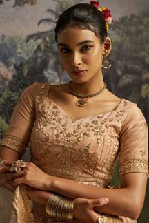 Picture of  Artistic Gota Silk Designer Wedding Lehenga Choli for Engagement, Wedding, and Reception