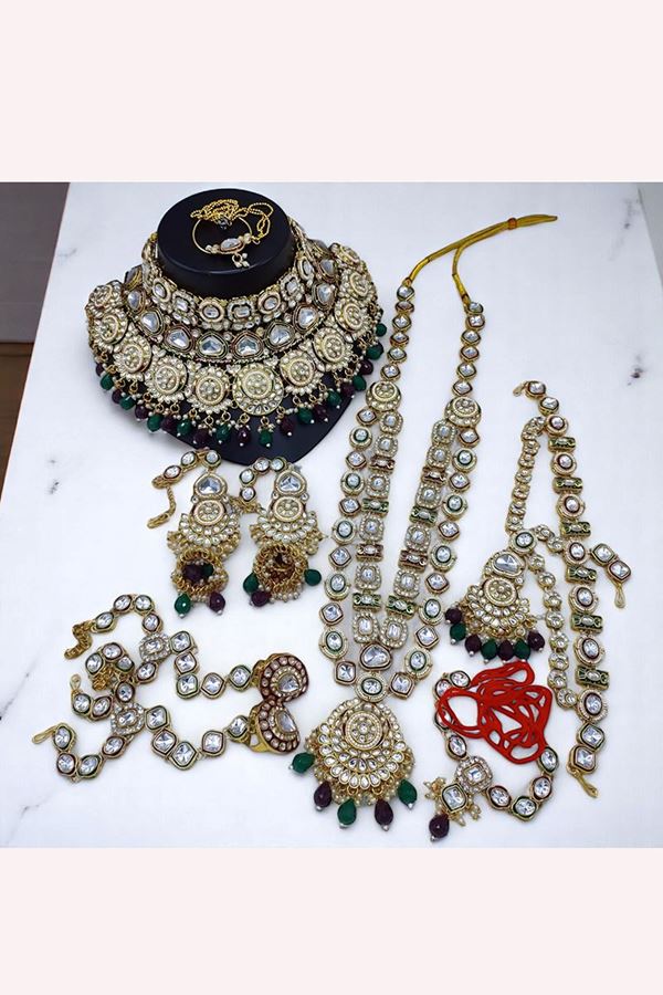 Picture of  Amazing Designer Necklace Set for Wedding and Reception