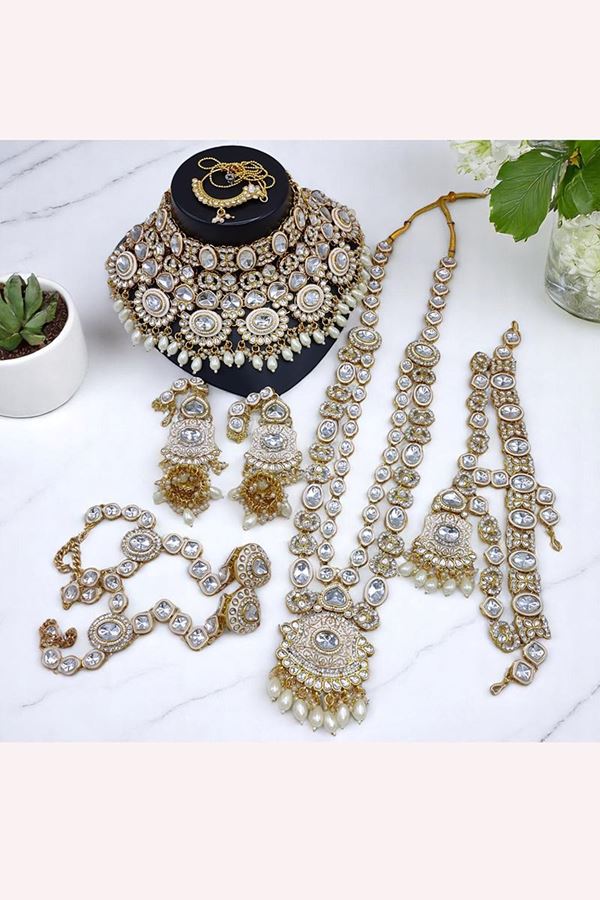 Picture of  Surreal Designer Necklace Set for Wedding and Reception