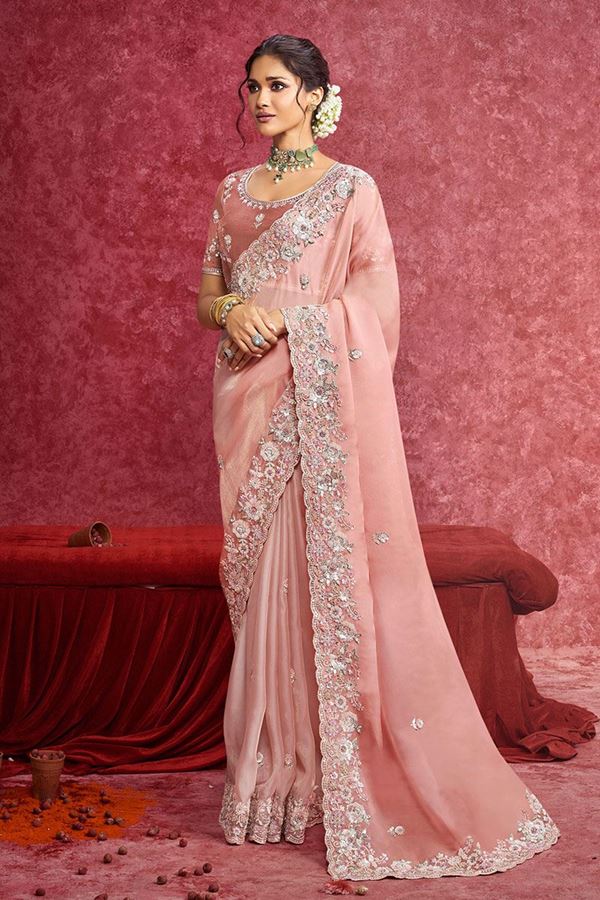 Picture of   Royal Casio Silk Designer Saree for Engagement and Reception