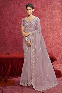 Picture of  Attractive Banarasi Beauty Silk Designer Saree for Engagement and Reception