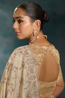 Picture of   Appealing Pure Banarasi Silk Designer Saree for Wedding, Engagement, and Reception