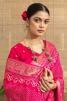 Picture of  Charismatic Dola Silk Designer Saree for Wedding and Reception