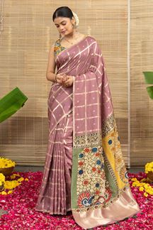 Picture of  Mesmerizing Dola Silk Designer Saree for Engagement and Reception