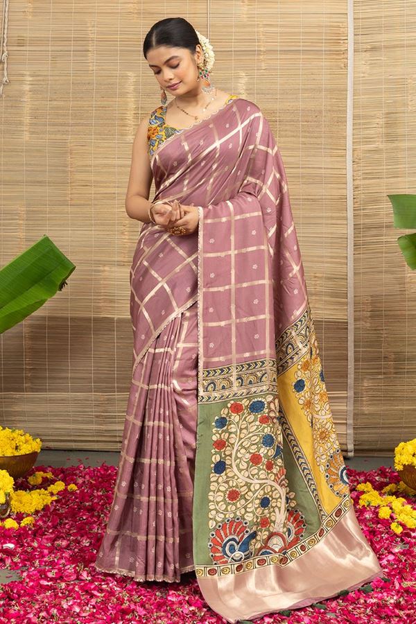 Picture of  Mesmerizing Dola Silk Designer Saree for Engagement and Reception
