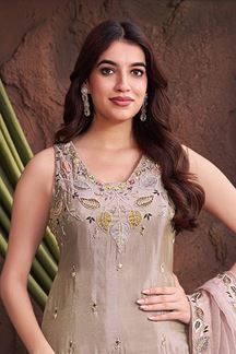 Picture of Magnificent Designer Palazzo Suit for Engagement and Reception