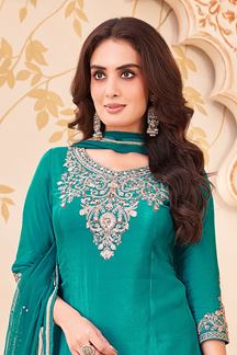 Picture of  Glorious Designer Palazzo Suit for Engagement, Wedding, and Reception