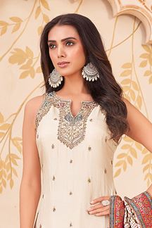 Picture of  Gorgeous Designer Palazzo Suit for Engagement, Sangeet, and Parties