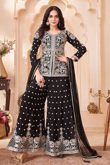 Picture of  Appealing Designer Palazzo Suit for Sangeet and Parties