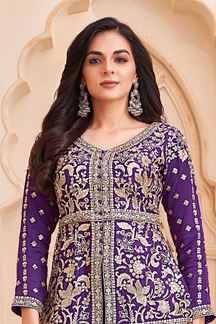 Picture of  Trendy Designer Palazzo Suit for Wedding and Reception