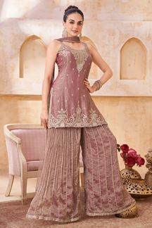 Picture of  Charming Designer Palazzo Suit for Engagement, Wedding, and Reception