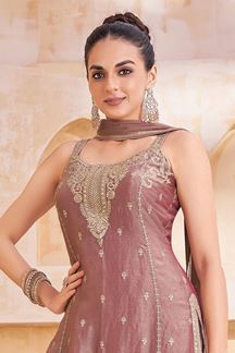 Picture of  Charming Designer Palazzo Suit for Engagement, Wedding, and Reception