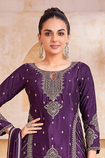 Picture of  Royal Designer Palazzo Suit for Wedding and Reception