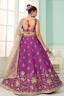 Picture of  Flamboyant Georgette Designer Indo-Western Lehenga Choli for Engagement and Reception