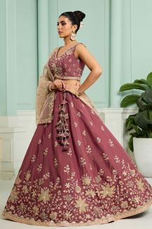 Picture of  Classy Georgette Designer Indo-Western Lehenga Choli for Engagement and Reception