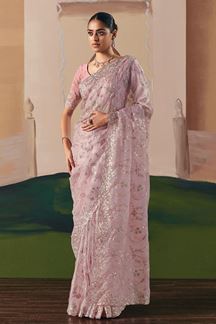 Picture of  Pretty Premium Fancy Silk Designer Saree for Engagement, Sangeet, and Parties
