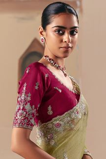 Picture of  Surreal Premium Fancy Silk Designer Saree for Engagement, Sangeet, and Parties